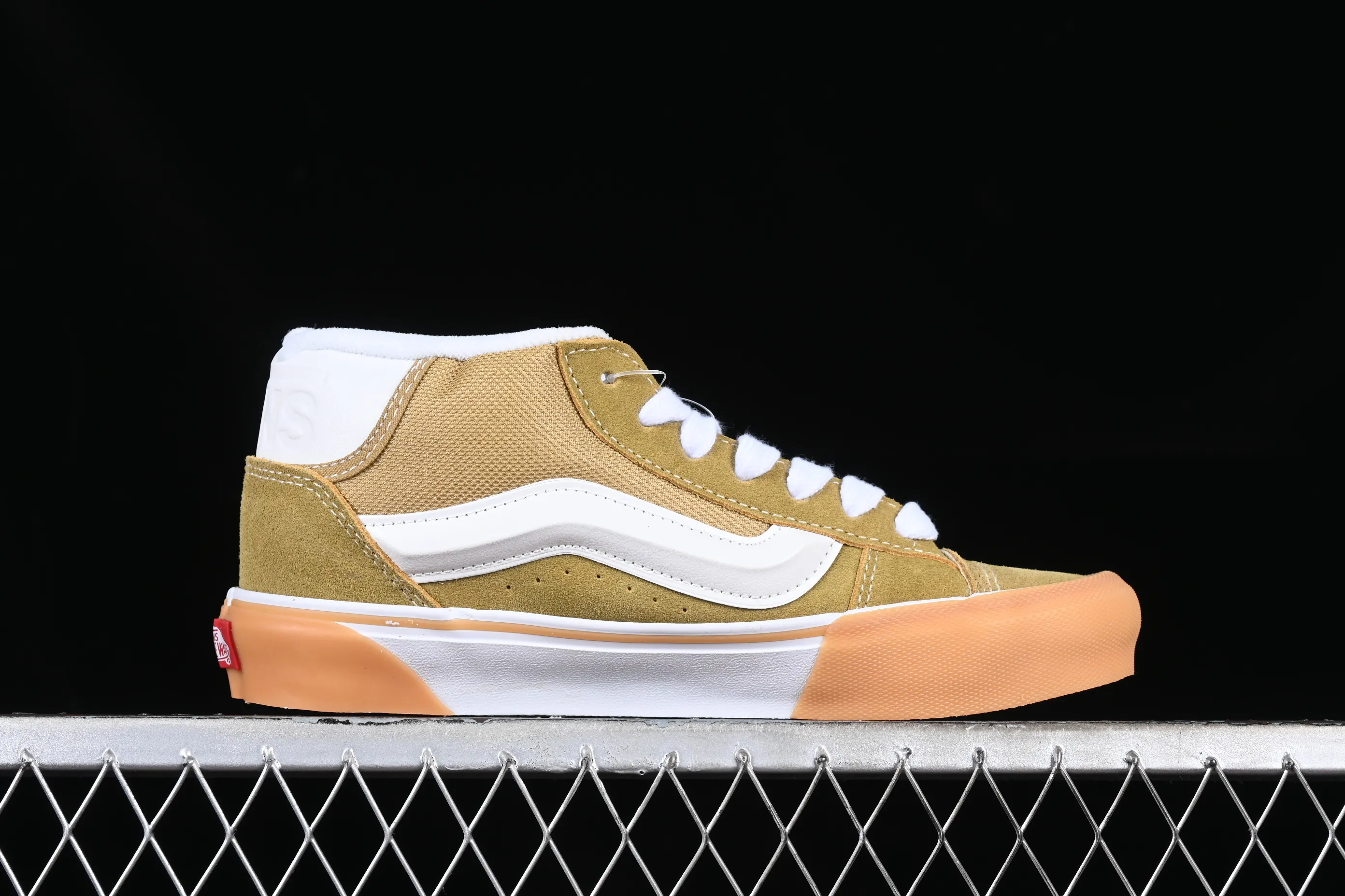 All categories Vans Vans series Vans Mid Vans Zhongbang Vans Knu Skool Vans official fat version of mid-top bread shoes VN000CQ95SMR